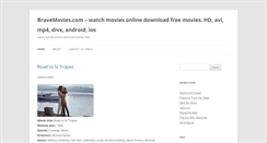 Desktop Screenshot of bravemovies.com
